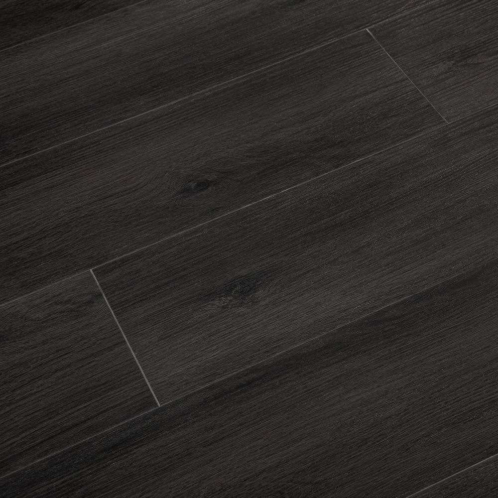 Dekorman Madison Noble Black Oak 28 MIL x 9 in. W x 60 in. L Click Lock Waterproof Luxury Vinyl Plank Flooring (22.4 sqftcase) DKMXL802