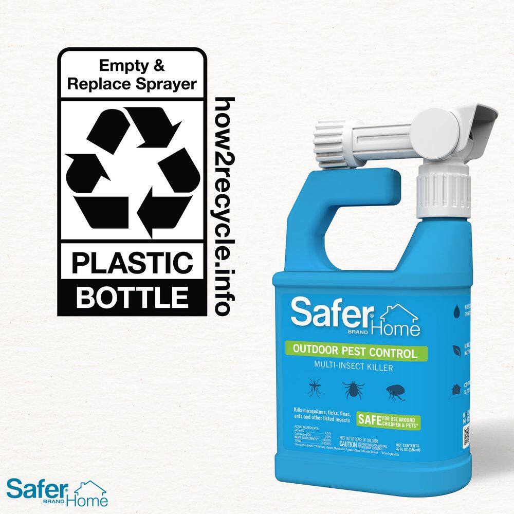 Safer Brand Safer Home 32 oz. Outdoor Pest Control Multi-Insect Killer Spray SH620