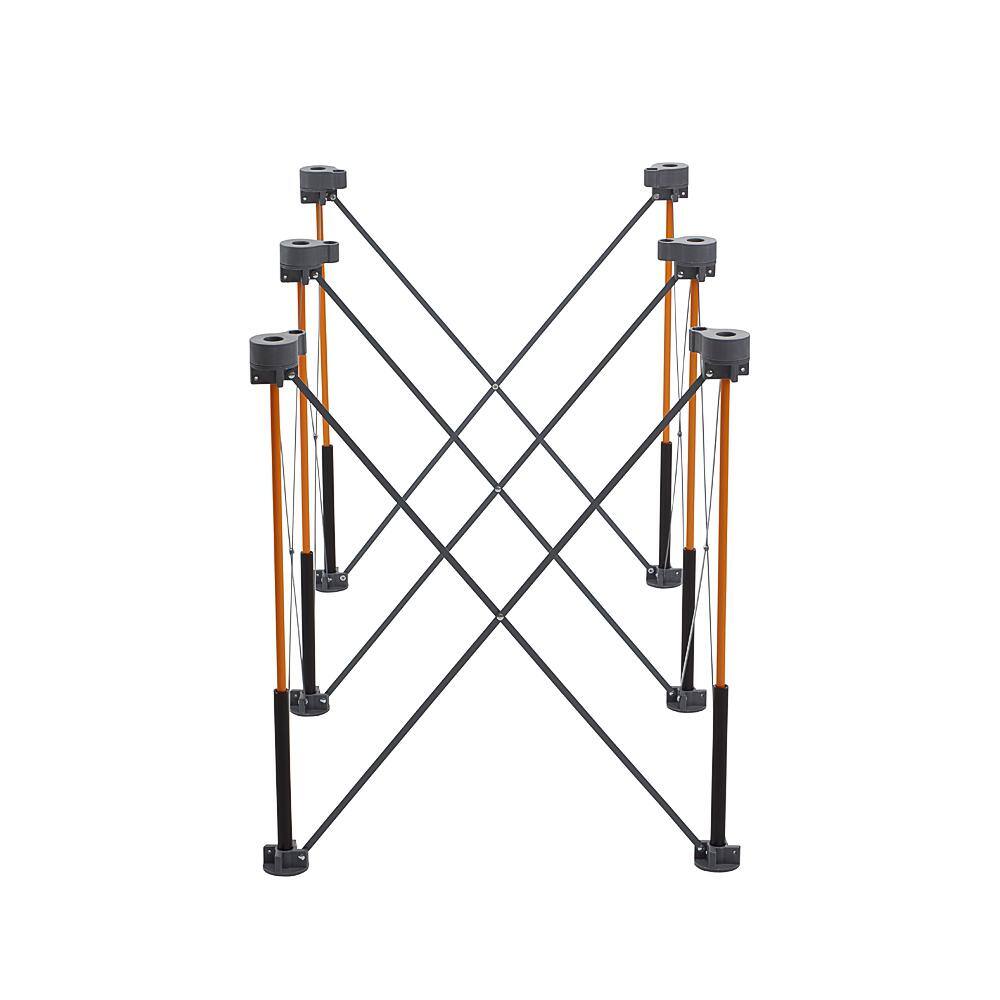 BORA 30 in. x 24 in. x 48 in. Steel Centipede Work Support Sawhorse with Accessories CK6S