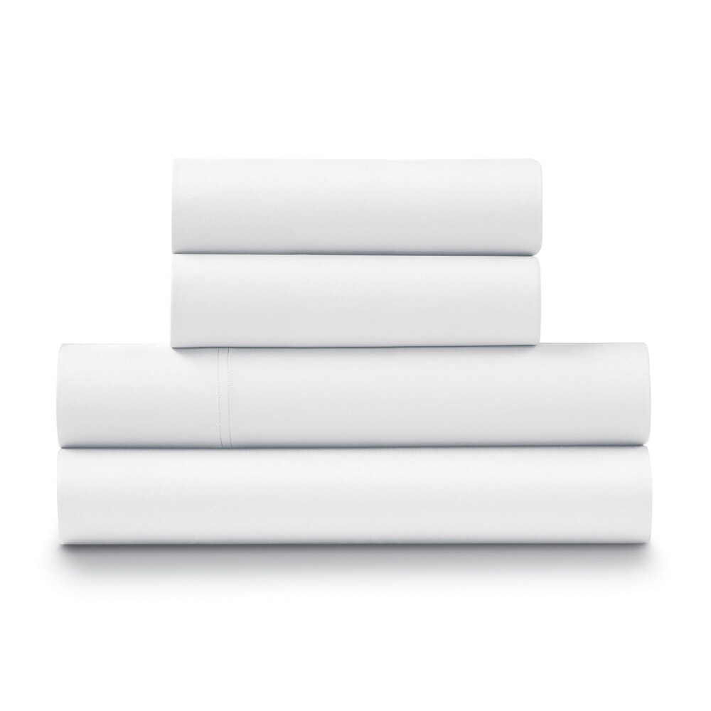100% Cotton Percale Cool and Crisp Deep Pocket Sheet Set