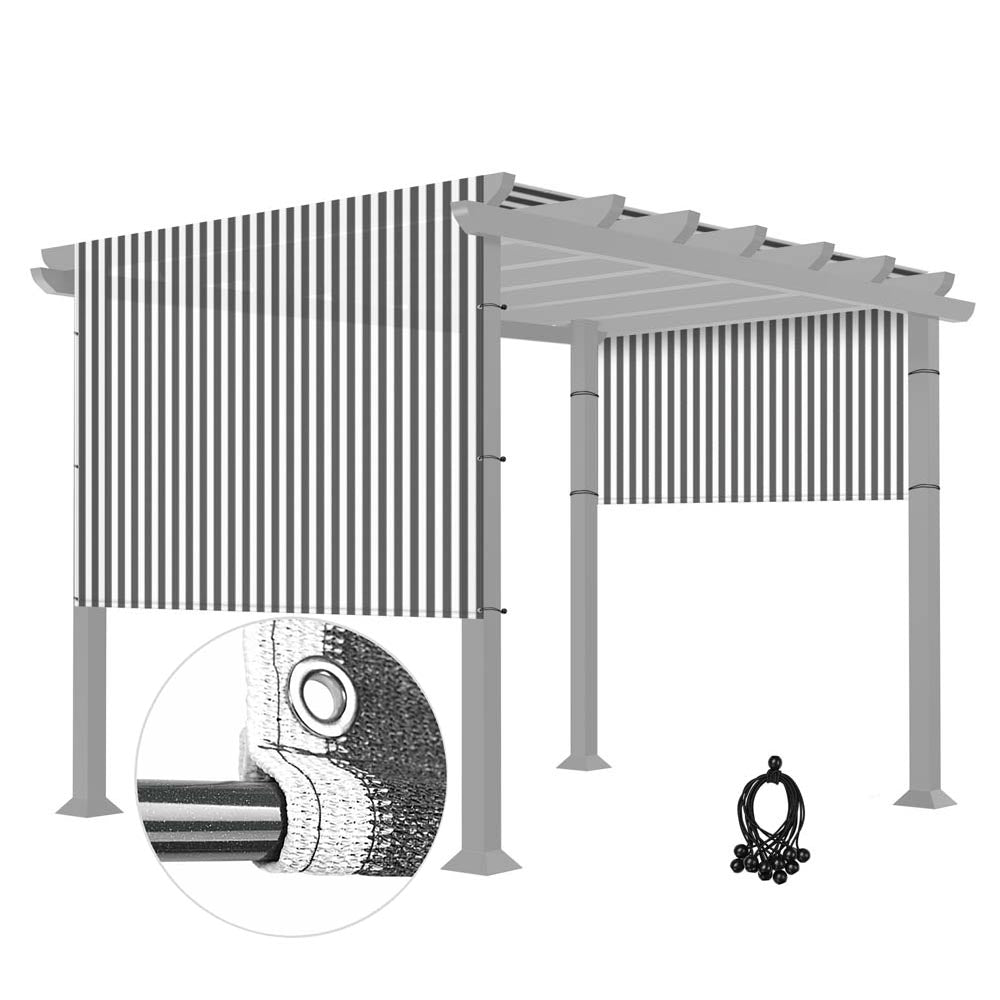 Yescom 8'x16' Universal Pergola Canopy Cover Fabric with Rods