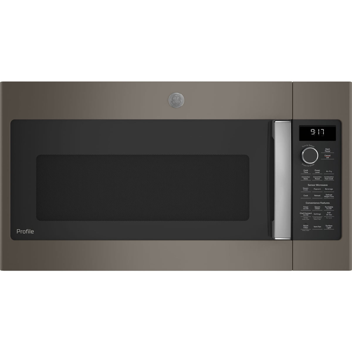 GE Profile 1.7 Cu. Ft. Convection Over-the-Range Microwave Oven, Slate