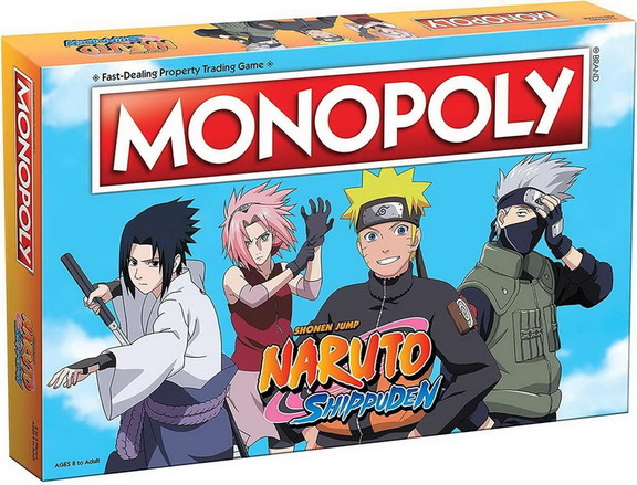 USAopoly USO MN086 711 C Naruto Monopoly Boardgame