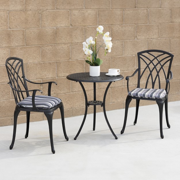 Kinger Home Ekta 3 piece Patio Bistro Set