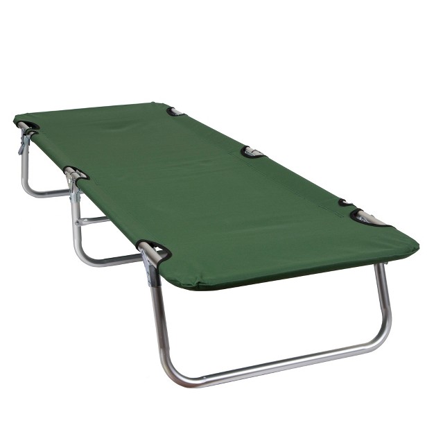 Stansport Weekender Folding Cot Green