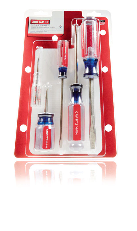 Craftsman Slotted Screwdriver Set 5 pc