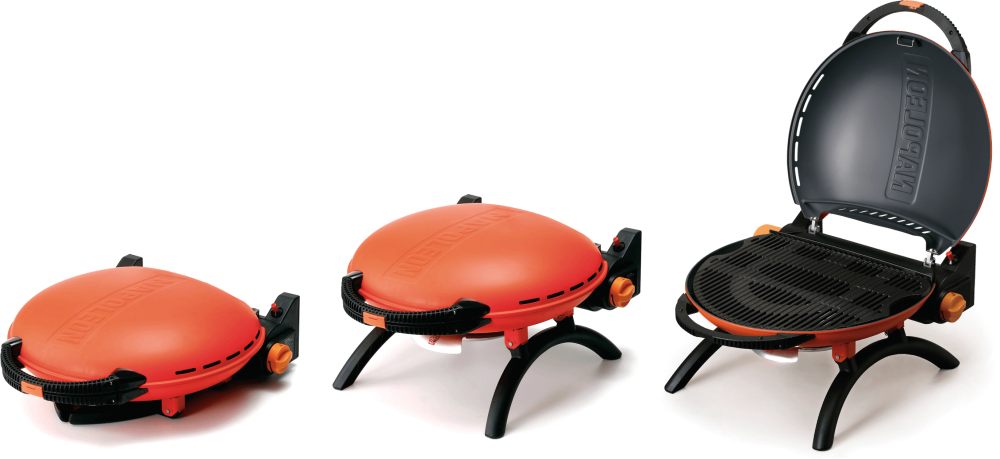 Napoleon TravelQ 2225 Grill Portable Propane Gas Orange ;