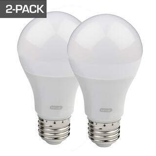 Genie 60-Watt Equivalence A19 Universal Garage Door Opener LED Light Bulb 4000K (2-Pack) GLEDB2-R2