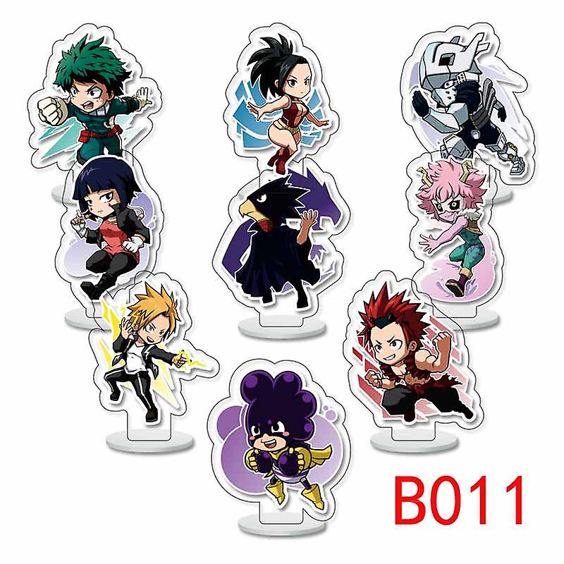 9pcs/set Anime Tokyo Revengers Acrylic Stand Model Manjiro Ken Takemichi Hinata Atsushi Figure Decoration Action Plate Toys，my Hero Academia