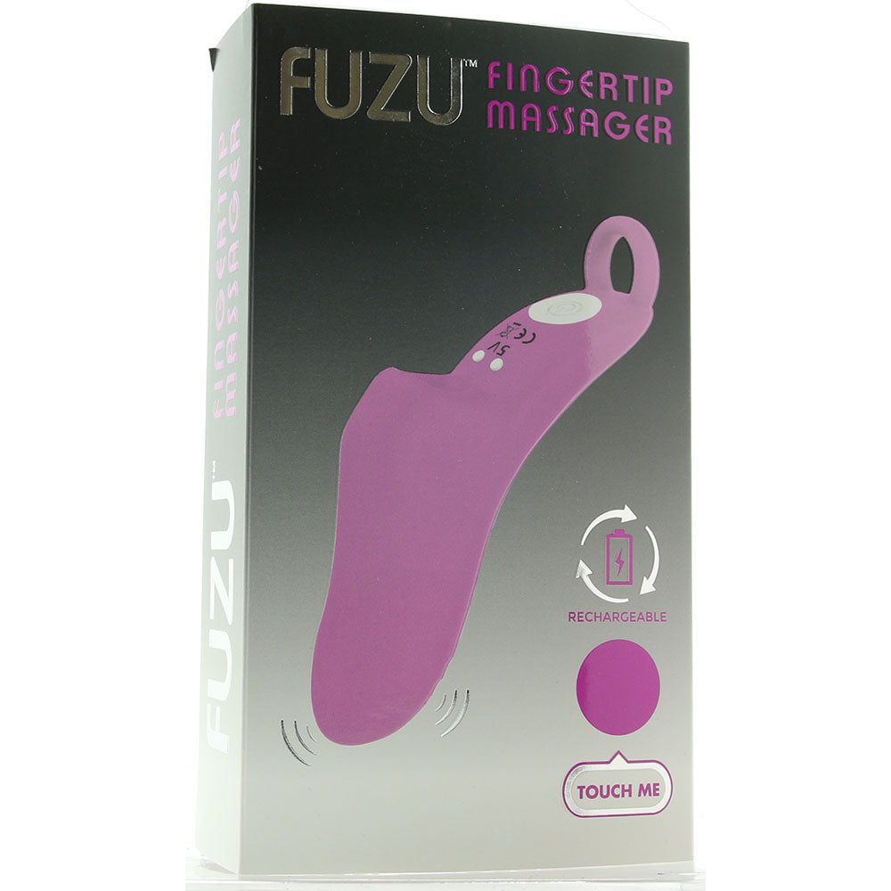 Fuzu Silicone Fingertip Massager Vibe in Purple