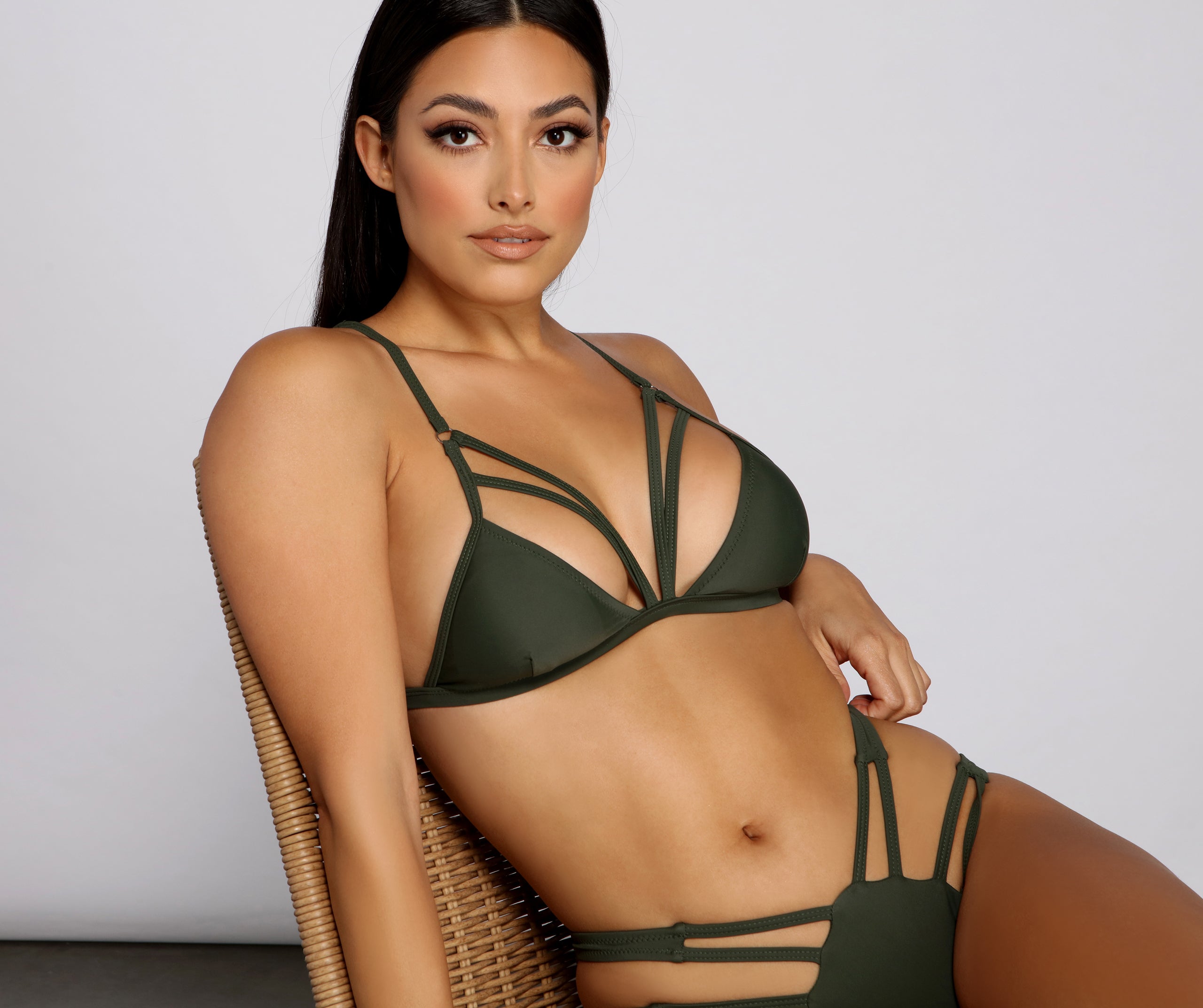 On My Radar Caged Bikini Top