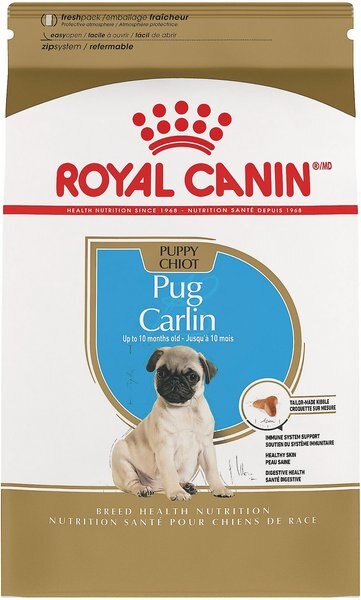 Royal Canin Breed Health Nutrition Pug Puppy Dry Dog Food