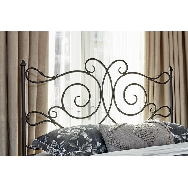 Coaster Furniture Dark Bronze Queen/Full Metal Scrolled Headboard - - 37403206