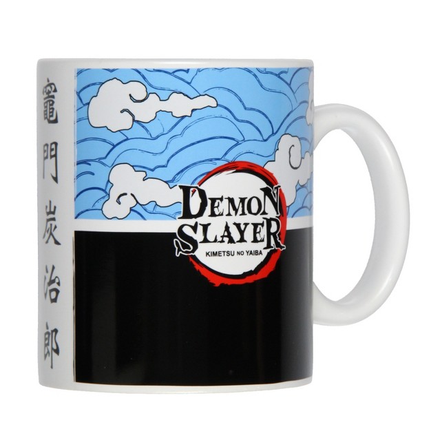 Demon Slayer Manga Anime Kitsune Fox Mask 16 Oz Ceramic Coffee Mug Tea Cup White