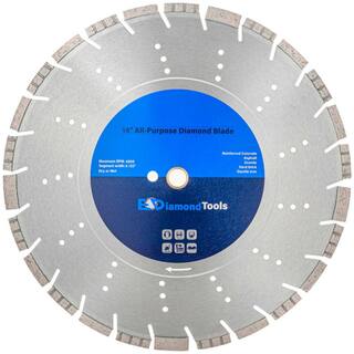 EDiamondTools 16 in. All Purpose Diamond Saw Blade 1 in. Arbor LK16XH1