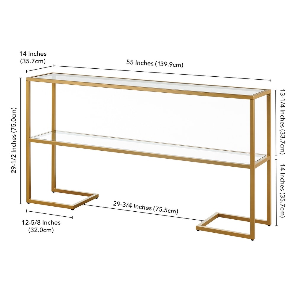 Errol 55'' Wide Rectangular Console Table   55\