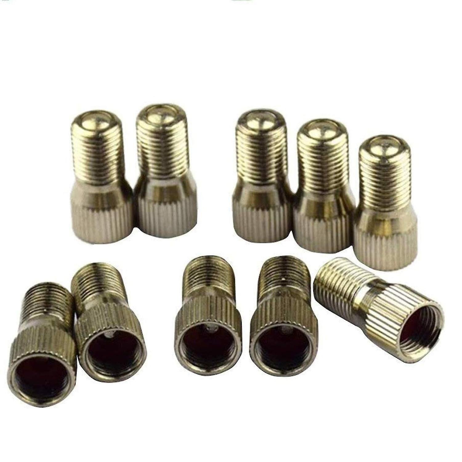 8 Pcs Metal Automotive Wheel Valve Caps Stem Extensions Extender Tyre Valve Extension Adapter Tire E