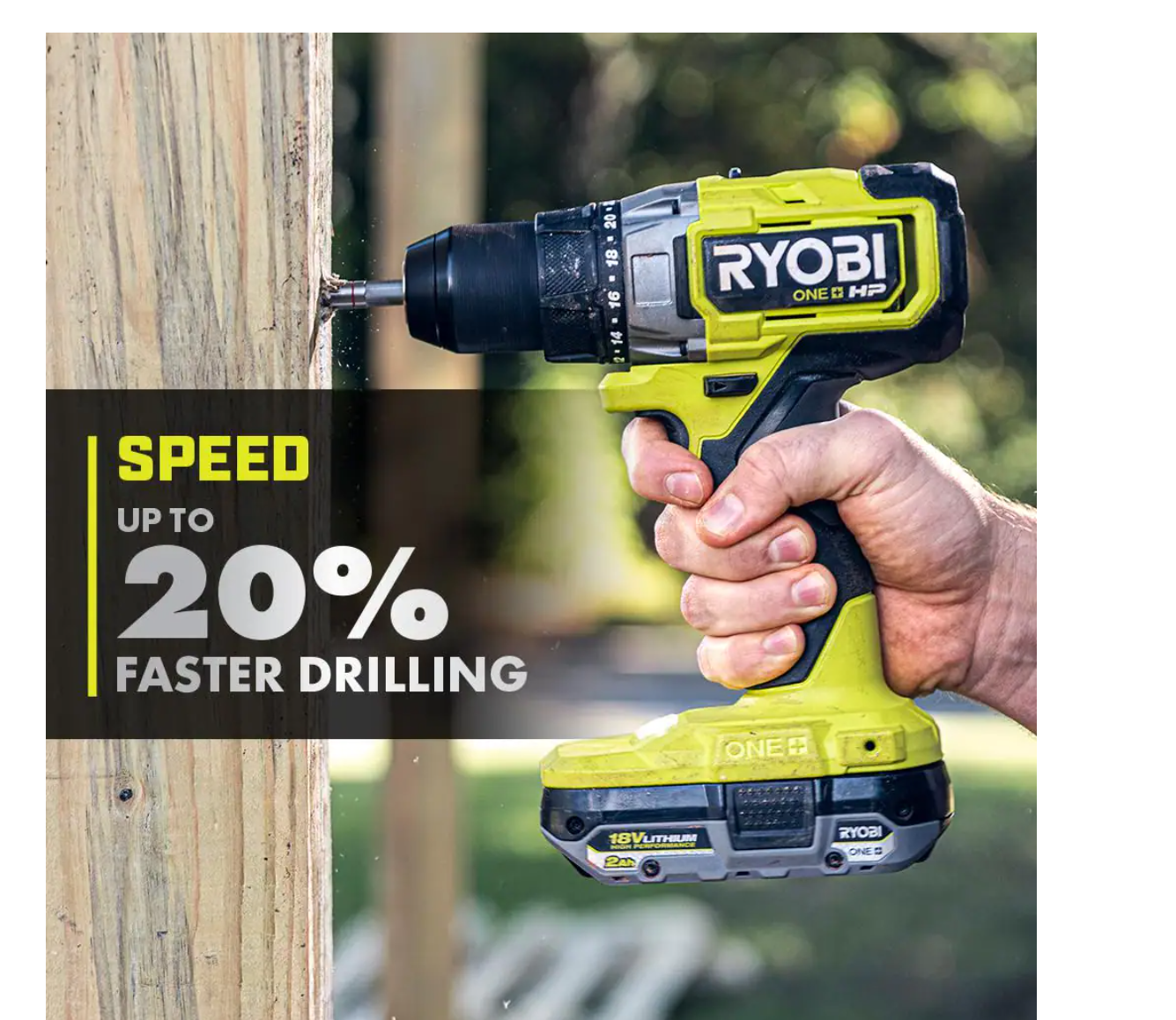 RYOBI PBLDD01K-A986501 ONE+ HP 18V Brushless Cordless 1/2 in. Drill/Driver Kit w/(2) Batteries， Charger， Bag， and Drill and Drive Kit (65-Piece)