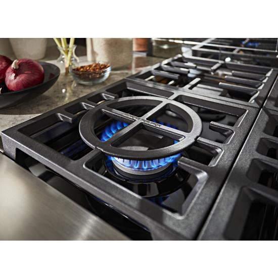 KitchenAid KFGC558JSS 483939 Smart CommercialStyle Gas Range with Gridd