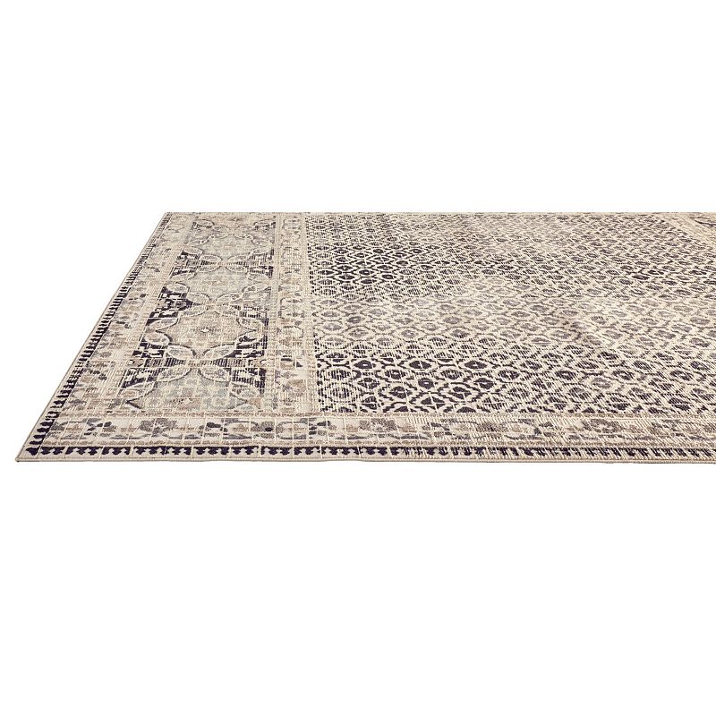 Weave and Wander Kiba Beige Ornamental Area Rug