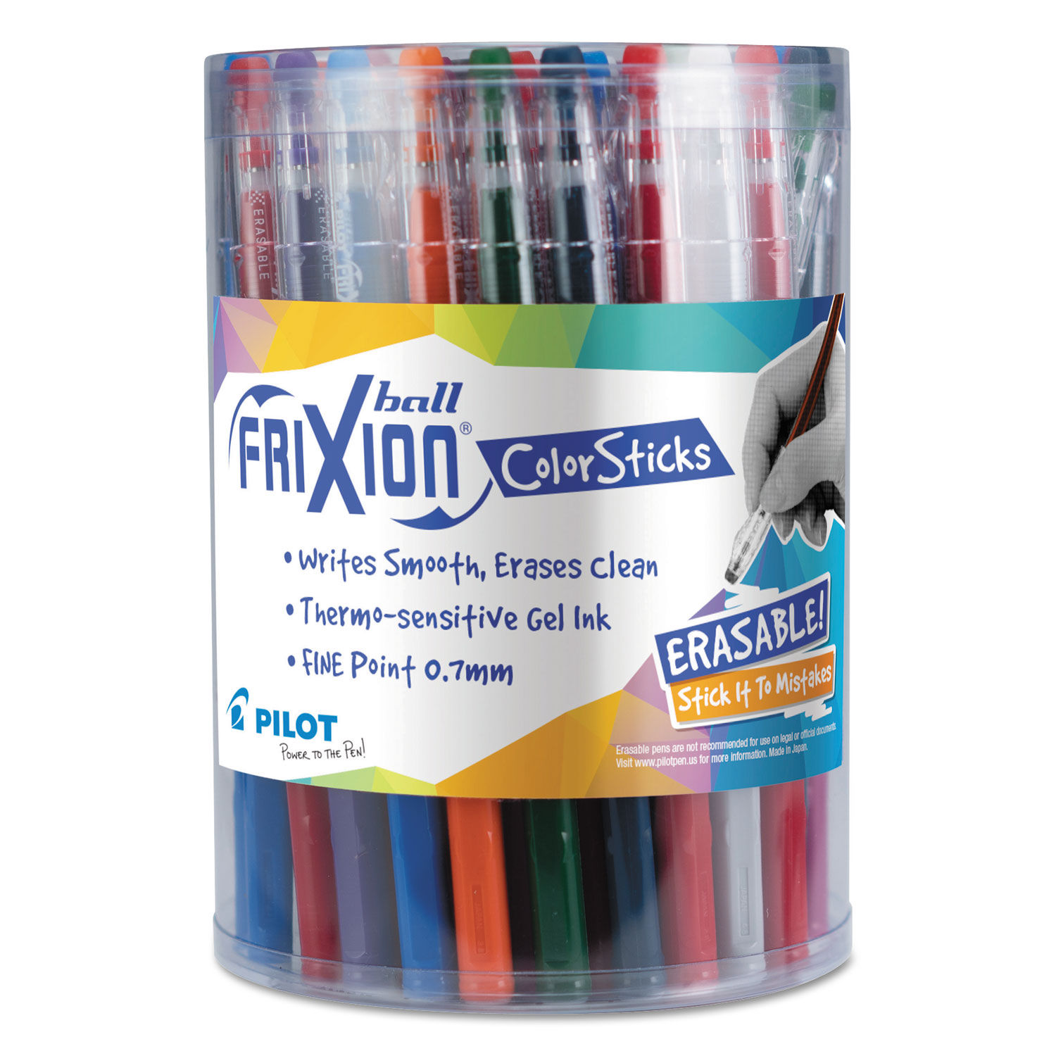 FriXion ColorSticks Erasable Gel Pen by Pilotandreg; PIL58005