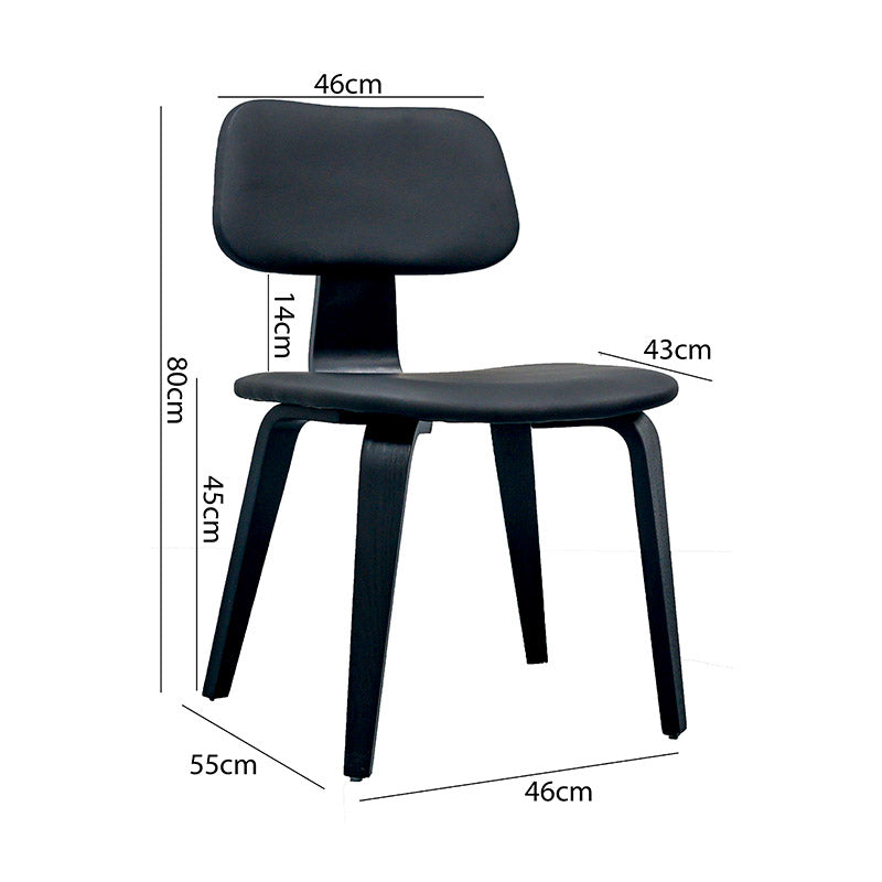 GROVER  Dining Chair - Black Ash Veneer