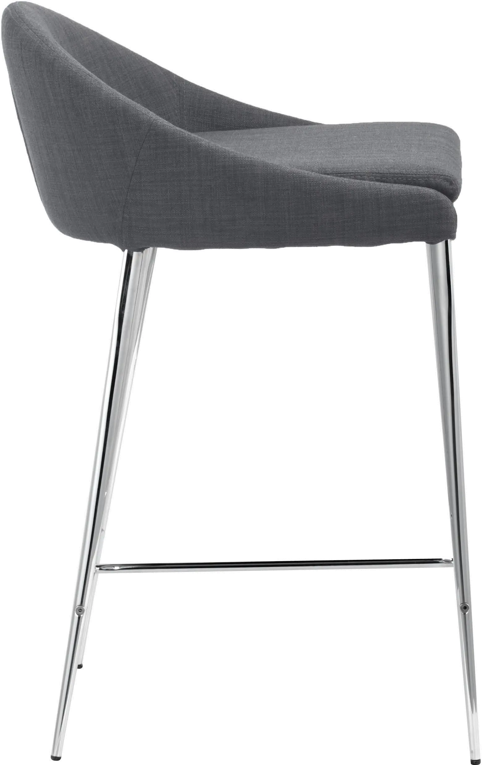 Reykjavik Graphite Counter Height Stool， Set of 2