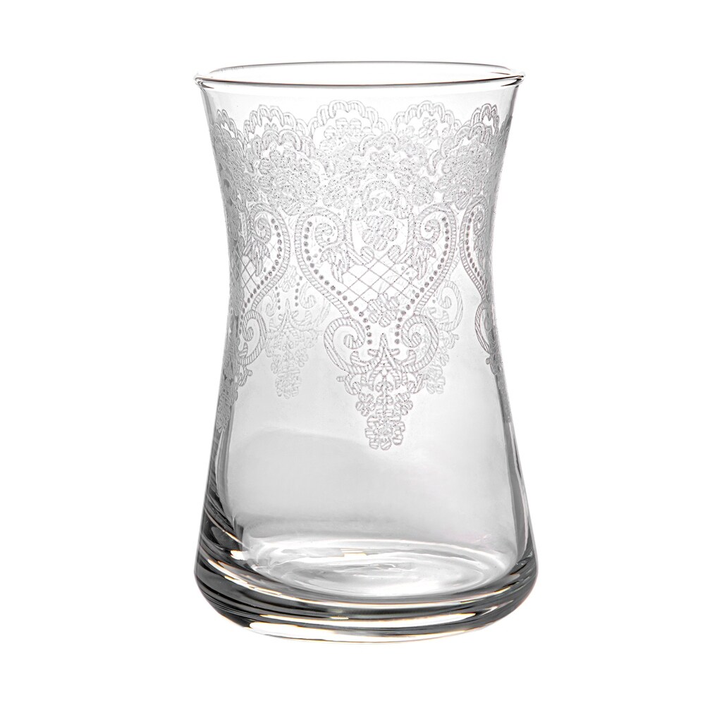 Canva Venice Authentic Armud Tea Glass Set for 6