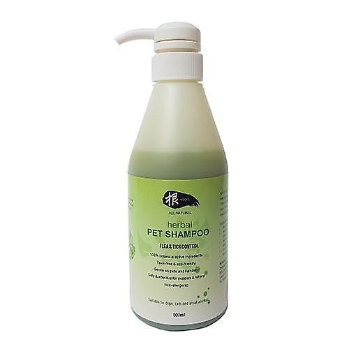 Roots All Natural Gen Herbal Flea and Tick Shampoo For Dogs， Cats and Other Small Animals