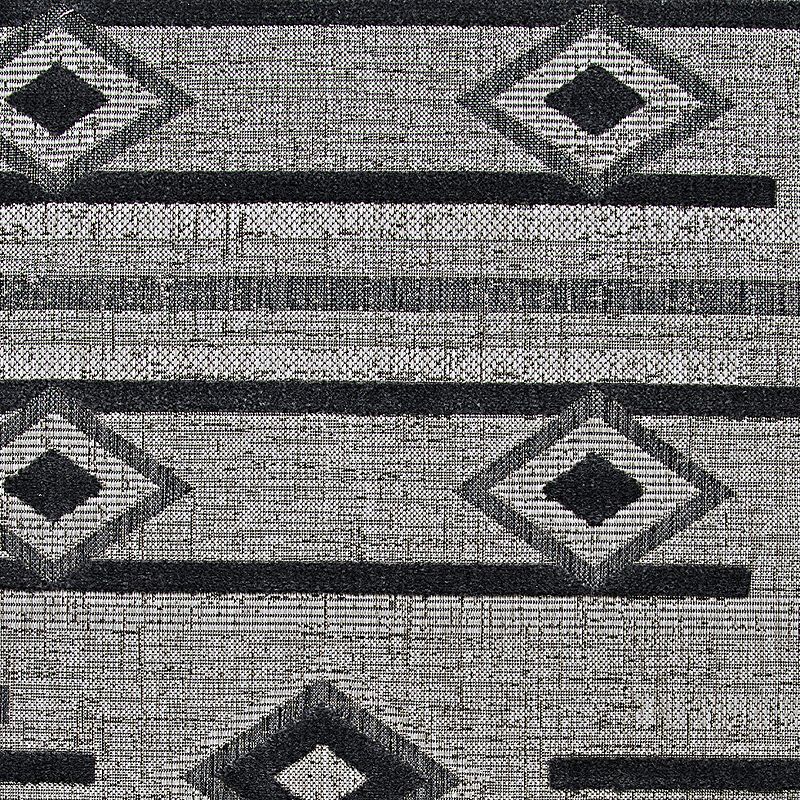 Couristan Veranda Baja Gray-Coal Indoor/Outdoor Area Rug