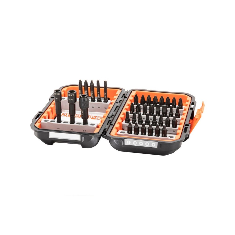 38pc alphaCASE Fastening Bit Set