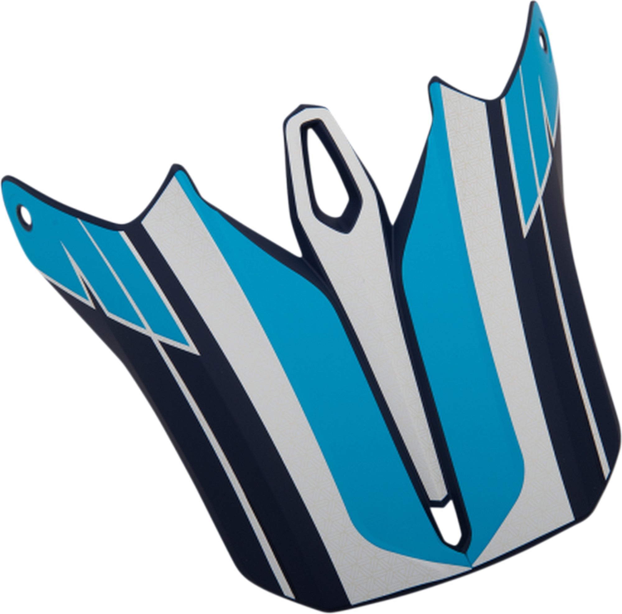 Z1R F.I. Helmet Replacement Visor/Peak Hysteria Blue/White