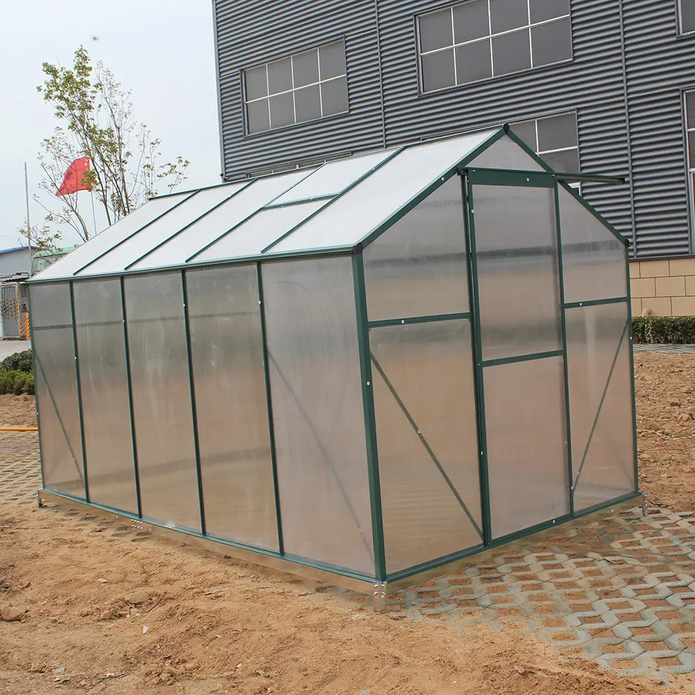 Factory Wholesale Greenhouse Supplies Greenhouse Structure Galvanized Steel Plastic Greenhouse For Outdoors