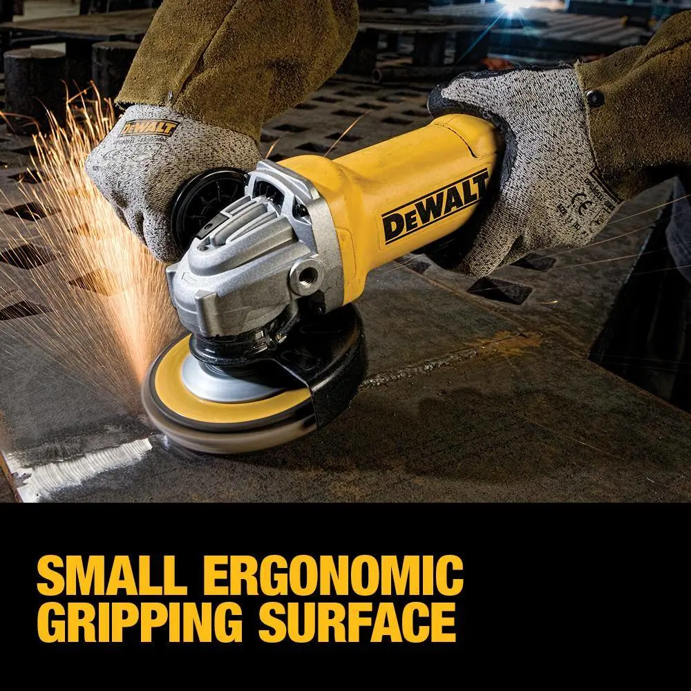 DEWALT 11 Amp Corded 4.5 in. Small Angle Grinder with Dust Ejection System (2-Pack) DWE402X2