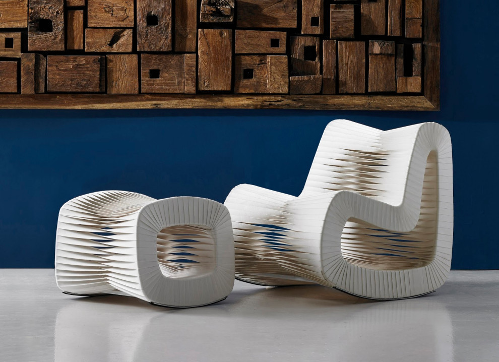 Seat Belt Ottoman   Contemporary   Footstools And Ottomans   by Phillips Collection  Houzz