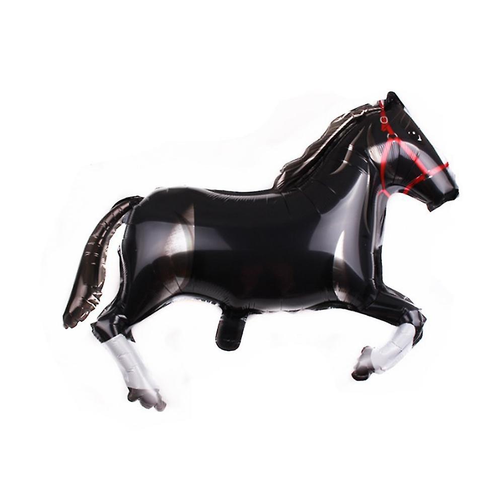 Horse Shaped Balloon Aluminum Foil Horse Balloon Horse Theme Balloon Birthday Party Horse Balloon Decorations Toy Balloon Dark Brown