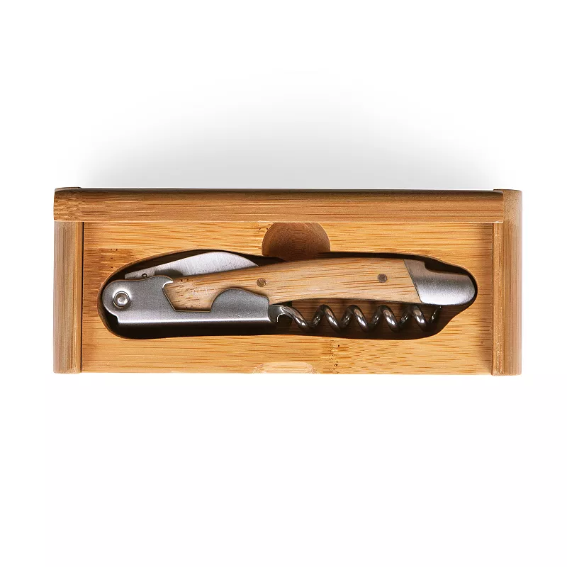 Texas Tech Red Raiders Elan Deluxe Corkscrew Bottle Opener with Case