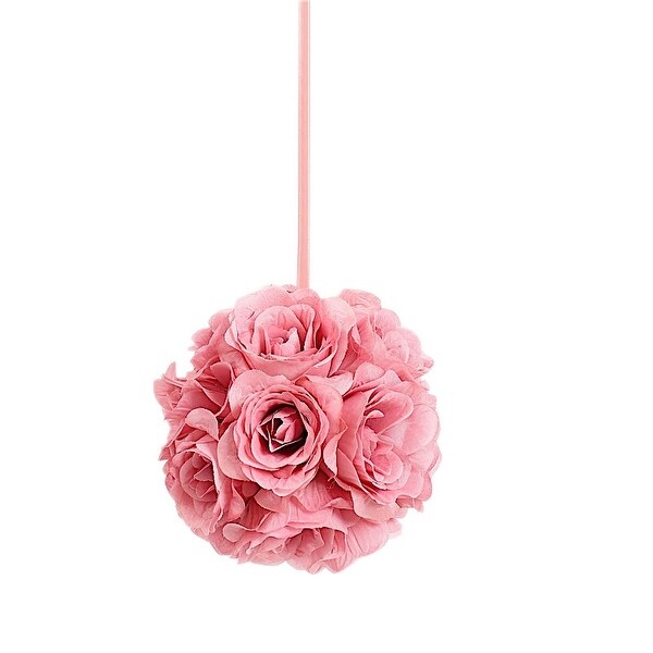 7 Roses Kissing Flower Pomander Balls for Events