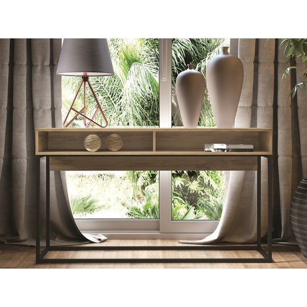 NOA Minimalist Modern Storage Console Table