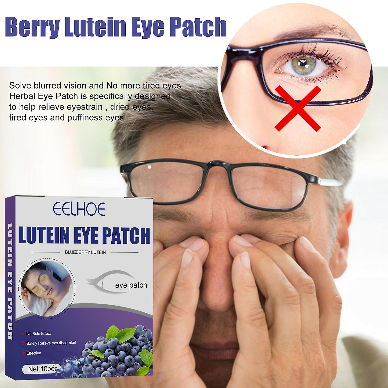 Blueberry Lutein Eye Patch Relieves Eye Fatigue Cold Compress Sleep Eye Protection Sticker Myopia Eye Patch