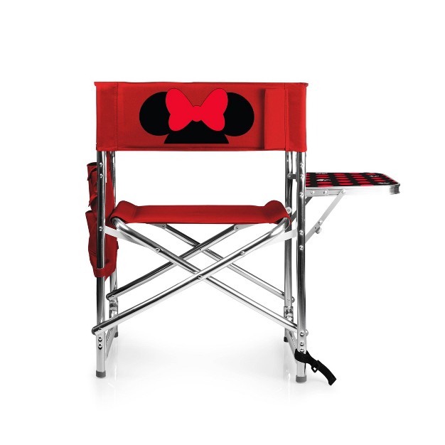 Picnic Time Disney Minnie Mouse Folding Camping Sports Chair Red