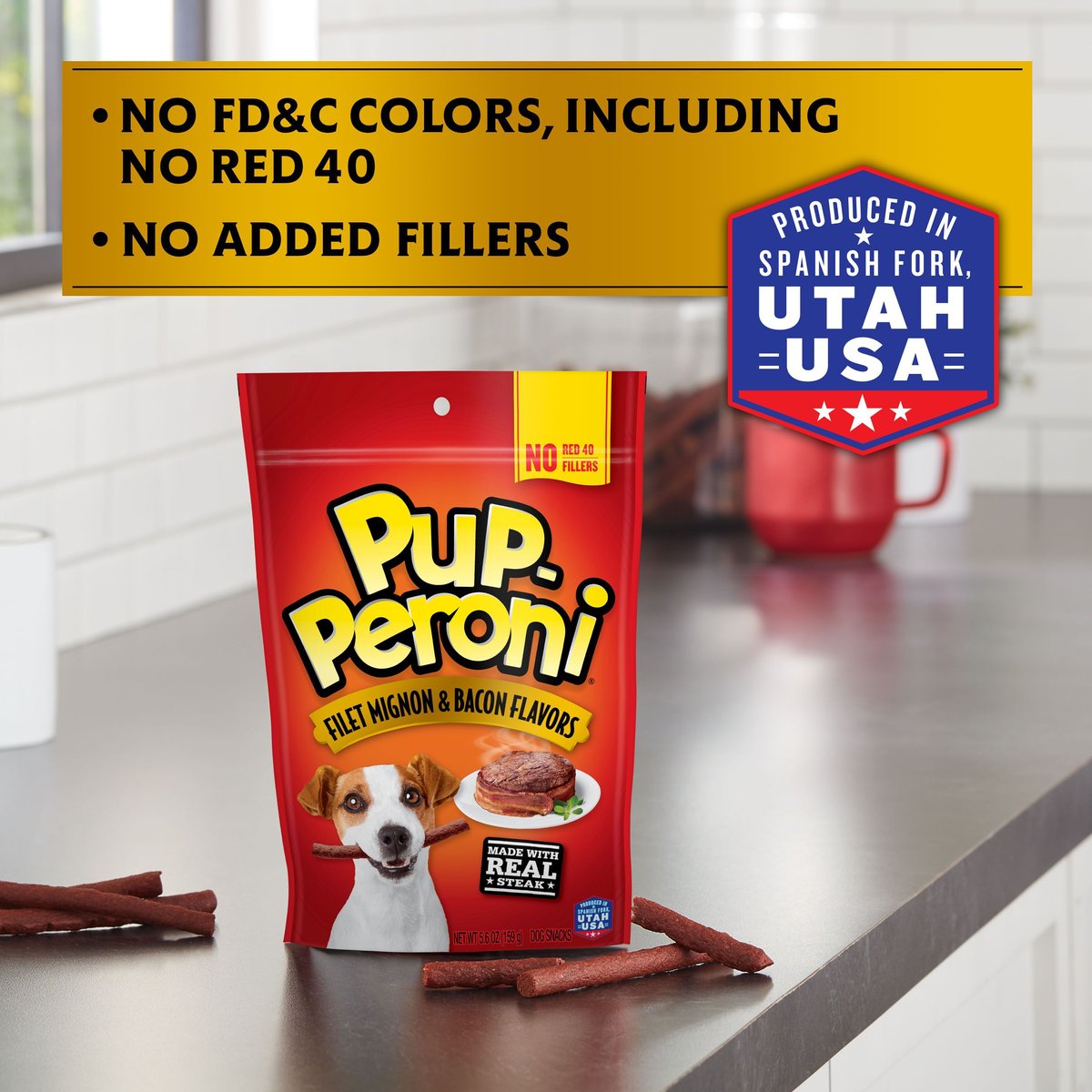 Pup-Peroni Filet Mignon and Bacon Flavors Dog Treats