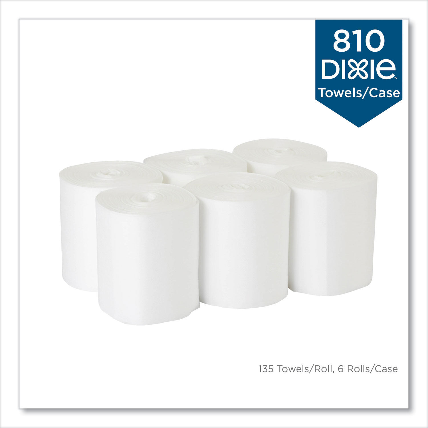 Foodservice Surface System Quat-Compatible Disposable Wipe Refill by Dixieandreg; DXE29710