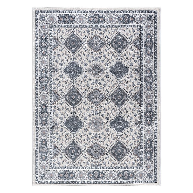 KHL Rugs Syracuse Traditional Framed Floral Rug