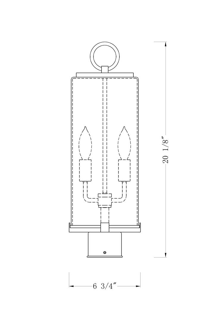 Z-Lite 592PHMRBK