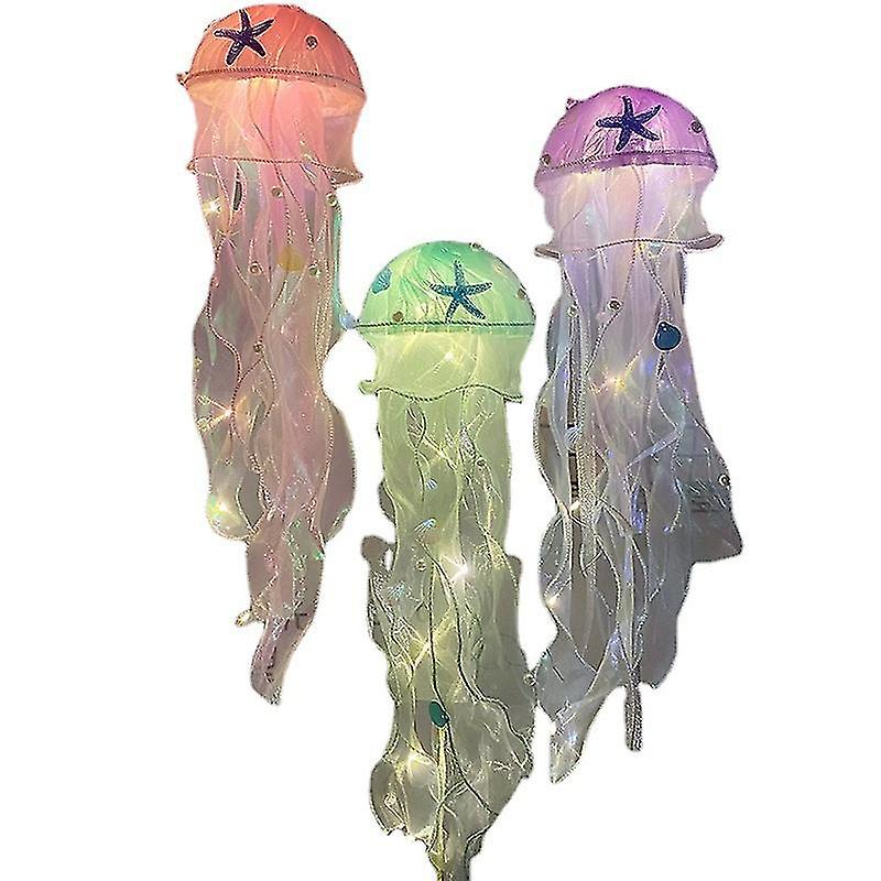 3 Pcs Garden Lamp Jellyfish Chandelier Decorative Outdoor Lamp Hotel Decorative Lights