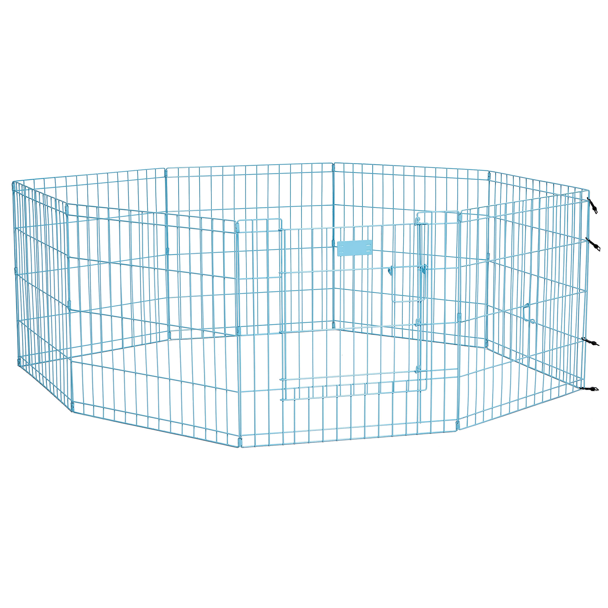 MIDWEST Blue Exercise Pen for Dogs， 24