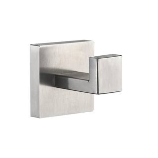 FORIOUS Bathroom Robe Hooks Stainless Steel Wall Mounted In Brushed Nickel 2-pack HH0222BN2