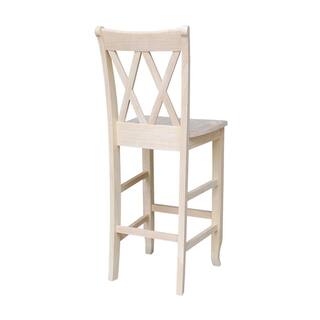 International Concepts 46 in. Double X-Back Stool S-203