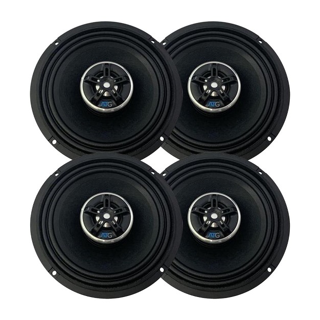 Atg Audio Moto Series Bundle Two Pairs Of 6 5 Compact And Rugged Motorcycle Speaker